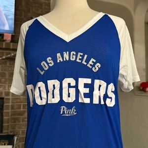 PINK Dodgers jersey shirt